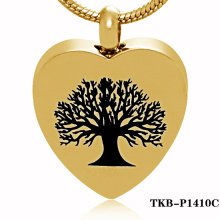 dernières ventes pendentifs cendres urne arbre coeur gravé or